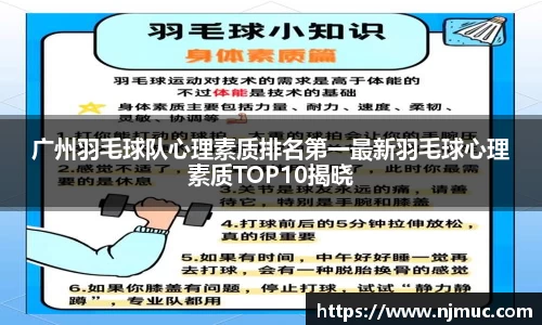 广州羽毛球队心理素质排名第一最新羽毛球心理素质TOP10揭晓